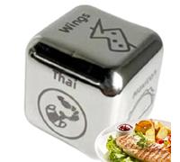 Dadi da mangiare per coppie, dadi per coppie, cosa per cena, giochi di dadi per appuntamenti notturni | Lui il suo appuntamento, idea notturna, cubetti di cibo, divertimento per San ,