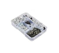 Dadi, dadi per ferramenta, Kit bulloni carenatura M6 M5 in lega CNC, viti carrozzeria, dadi(Silver r)