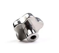 Dadi, dadi per ferramenta, Manopole a stella con filettatura femmina, manopole con dadi di serraggio a forma di stella, volantino a prugna(M12x70(OD))