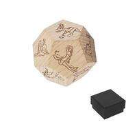 Dadi Data con Vassoio, Giochi per le Coppie 12 Lati Decisione Dadi Notte Idee Novità Azione per le Coppie San Valentino Compleanno