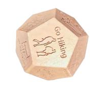 Dadi decisione notturna, divertenti dadi di decisione di appuntamenti, cubo di famiglia in legno per decisioni di attività, escursionerzoo outdoor portatile lavoro di miglioramento per