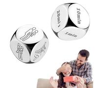 Dadi decisioni alimentari in acciaio, regali per lui, lei, regali per uomo e donna, regalo di anniversario di matrimonio, regalo divertente per coppia, fidanzata, fidanzato, Natale, compleanno