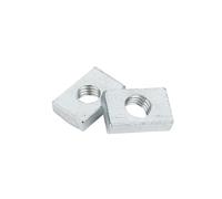 Dadi del blocco cursore rettangolare M6 in acciaio zincato | M6 zincato dimensioni multiple 2-10 pezzi: for profili in alluminio, mobili in legno, macchinari(M6x10x15x3.0mm-10pcs)