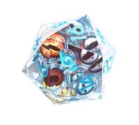 Dadi del drago, Dadi di gioco di ruolo | Dadi a base liquida,Dadi rotondi, Dadi poliedrici per giochi di ruolo, Dadi galleggianti di globo oculare per giochi da tavolo