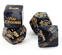 Dadi dell'affetto, dadi del gioco dell'amore per la notte degli appuntamenti, gioco da camera che favorisce l'intimità, ispira romanticismo e amore, perfetto per appuntamenti e coppie (4 PCS) Z8J1X9
