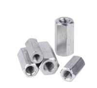 Dadi di accoppiamento esagonali Dadi di accoppiamento esagonali M4 in acciaio inossidabile 304, dado esagonale lungo, perno filettato, accessori for ferramenta(M4x6x40mm-2pcs)