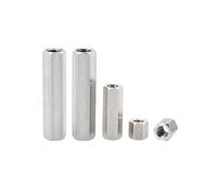 Dadi di accoppiamento esagonali Supporto for scheda madre con perno esagonale filettato a doppio passaggio in acciaio inossidabile M3 M4 304(30mm (5Pcs),M4)