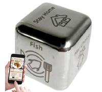 Dadi di cibo per coppie, cubetti di decisione del cibo - Coppie Cosa cena giochi di dadi Date Night | Dadi di decisione per cibo, Dadini di decisione per appuntamenti notturni, romantici per la vale