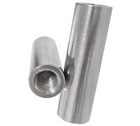 Dadi di collegamento rotondi, Dadi di accoppiamento rotondi in acciaio inossidabile 304 M10 M12 M14 M16 M20 Confezione da 10(M10*14 * 20)