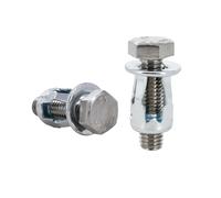 Dadi di espansione for rivetti in metallo a forma di petalo, dadi di espansione for bulloni, dadi di presa M4 M5 M6 Rivnut, 40/60 pezzi(External Head(Silver,M4x20(40Pcs))