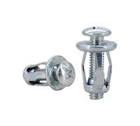 Dadi di espansione Molly Jack a forma di petalo M4 M5 M6 M8 Dadi for rivetti Morsetto for pannelli metallici Bullone di bloccaggio Viti Rivetti(Phillips (Silver),M4x16(20Pcs))