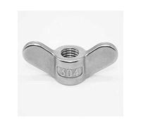 Dadi di fissaggio, dadi ad alette e bulloni, M10m12 M14m16 M18m20m24 Dado a mano a forma speciale in acciaio inossidabile 304 a farfalla con orecchio grande(M8 (2pcs))