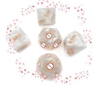 Dadi Di Fitness Per Interni In Resina Bianca Con Una Guida Chiara Sul Movimento, Regalo Originale-D-1