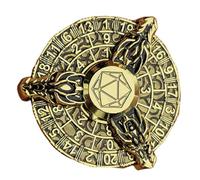 Dadi di gioco unici, Dadi in Metallo - Kit Dadi di drago | Roulette Spinner, Dadi Retrò di Gioco di ruolo in lega di zinco, Giocattoli Fidget per giochi da tavolo