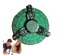 Dadi di gioco unici, dadi in metallo - Set di dadi di drago portatile | Giocattoli agitati in lega di zinco, ruota di ingranaggio retrò, spinner della roulette per il gioco