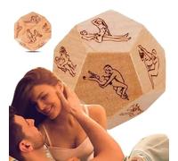 Dadi di Legno per Appuntamenti Notturni per Adulti, Gioco d'Amore, Decisione Alimentare, Idee per la Data, Matrimonio di San Valentino per Fidanzato