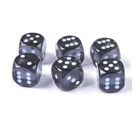 Dadi di precisione per stampa da 14,5 mm, colori traslucidi 0,56 pollici, set da 6 pezzi