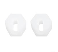 Dadi di ricambio per macchina da soda per SodaStream per cristallo per modelli sorgenti, kit di riparazione con tappo filettato anti perdite, bianco, 4 pezzi (2 pezzi)
