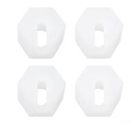 Dadi di ricambio per SodaStream per crystal 1.0 2.0 per source, chiusure in plastica a prova di perdite per collegamento del tubo dell'acqua frizzante, bianco, confezione da 2 o 4 (4 pezzi)