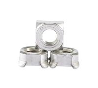 Dadi di saldatura quadrati in acciaio inossidabile 304 - Dadi di saldatura a punti a quattro angoli da M3 a M12(B Type,M5 10pcs)