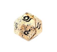Dadi diaspro con immagine - Dadi intagliati a mano D4 D6 D8 D10 D12 D20 Percentile o set poliedrico da 7 pezzi per DND e RPG da tavolo (D12Face)