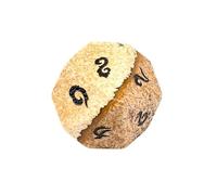 Dadi diaspro con immagine - Dadi intagliati a mano D4 D6 D8 D10 D12 D20 Percentile o set poliedrico da 7 pezzi per DND e RPG da tavolo (D10Face)