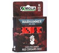Dadi Dice Rossi 16mm 16pz. Chaos Space Marines - Red Corsairs 43-115