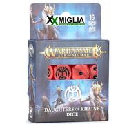 Dadi Dice Rossi 16mm 16pz. Daughters of Khaine 85-23