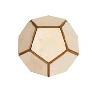 Dadi Dodecaedro in Legno Fatti A Mano Caratteristiche Celestiali Costellazioni Modello per Gioco E L'apprendimento Dadi da Gioco A Tema Zodiacali