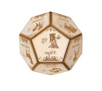 Dadi Dodecaedro in Legno Fatti A Mano Caratteristiche Celestiali Costellazioni Modello per Gioco E L'apprendimento Dadi da Gioco A Tema Zodiacali