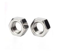 Dadi esagonali 10/30/50PCS Dadi esagonali M5 M6 M8 M10 Macchina esagonale in acciaio inossidabile 316(M6 50PCS)