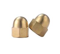 Dadi esagonali a testa bombata, Dado cieco esagonale M3-M12 Multicolor 2/5/20pz(Brass Cap Nut,M6(20pcs))