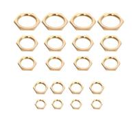 Dadi Esagonali In Ottone Dimensioni Assortite 20 3/4 3/8 1/4 1/8 Pollici Elementi Fissaggio Robusti Convenienti Per Sistemi Riparazione Idraulica Dadi In Ottone Industriali