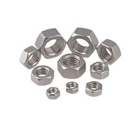 Dadi esagonali M1 - M10 con filettatura metrica in acciaio inossidabile M1.6 M2 M2.5 M3 M3.5 M4 M5 M6 M8 M10 5-50 pezzi(M1.4-20pcs)