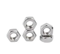 Dadi esagonali M2 M2.5 M3 M4 M5 M6 M8 M10 M12 dadi esagonali metrici in acciaio inossidabile 304 neri DIN934(304ss,M10 (10Pcs))