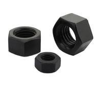 Dadi esagonali metrici con dado esagonale in acciaio al carbonio con ossido nero M2-M36(M30 (1pcs))