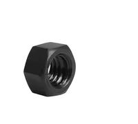 Dadi esagonali metrici in acciaio al carbonio ossido nero classe 8,8 durezza M2 M2,5 M3 M4 M5 M6 M8 M10 M12 M14 M16 M18 M20 M22 M24 M27(M8 (10pcs))