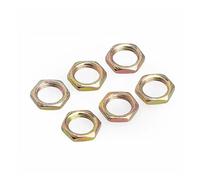 Dadi esagonali sottili in zinco colorato placcato M6 M7 M8 M9 M10 M11 M12 M13 con filettatura fine, passo 0,75 mm, 1 mm, 1,25 mm, 1,75 mm(M10x0.75x3mm (30pcs))