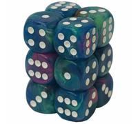 Dadi festivi Chessex D6 da 16 mm, esaedro, 12 pezzi, per bambini dai 14 anni in