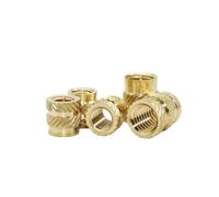 Dadi filettati zigrinati in ottone, Brass Threaded Insert Nut Kit M2 M2.5 M3 M4 M5 M6 M8 Hot Melt Heat Knurled Embed Injection Copper Insertnut(710pcs M3m4)