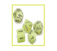 Dadi Fitness Multifunzionali In Resina Fluorescente Verde, 5 Pezzi, Durevoli E Silenziosi, Esercizio Della Forza Della Mano, Adatti Per Dare Agli Amici Regalo Di Compleanno - F1