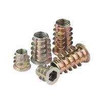 Dadi for mobili con testa esagonale flangiata in lega di zinco filettata da 10 pezzi/lotto M4 M5 M6 M8 M10(M6x13mm x10pcs)