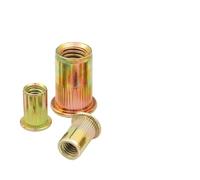 Dadi for rivetti M3M4M5M6M8M10M12, dadi con inserti filettati for rivetti a testa piatta in acciaio al carbonio, adatti for automobili, mobili, decorazioni(M12 20pcs)