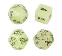 Dadi Gioco di Coppia Gioco in Camera da Letto Regalo, 4 Pezzi Di Dadi per Flirtare Imposta giochi per adulti divertenti da dadi del sesso Gioco per Feste, Regalo San Valentino per Lui Lei Idee