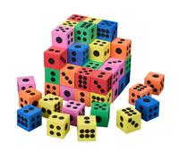 Dadi Gioco Grandi Cubi Bambini Asilo Gioco Spugna Gommapiuma Colorati Set 60
