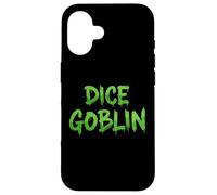Dadi Goblin - Set di dadi da gioco da tavolo con scritta in lingua inglese "Luck Fun" Custodia per iPhone 16