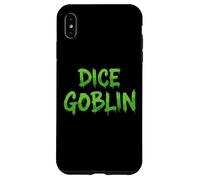 Dadi Goblin - Set di dadi da gioco da tavolo con scritta in lingua inglese "Luck Fun" Custodia per iPhone XS Max