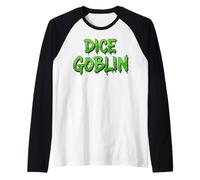 Dadi Goblin - Set di Dadi da Gioco da Tavolo con Scritta in Lingua Inglese Luck Fun Maglia con Maniche Raglan