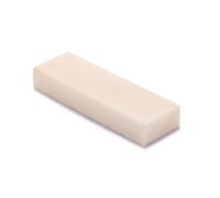 Dadi Grezzi in Osso Bovino per Chitarra Gl616, 2 Pezzi | Bianco, Superficie Liscia e Fondo Piatto, per Mandolino e Chitarra Acustica