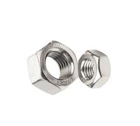 DADI IN ACCIAIO INOX A2 M22 M24 M27 M30 M33 M36 ESAGONALI MEDI DIN 934 UNI 5588